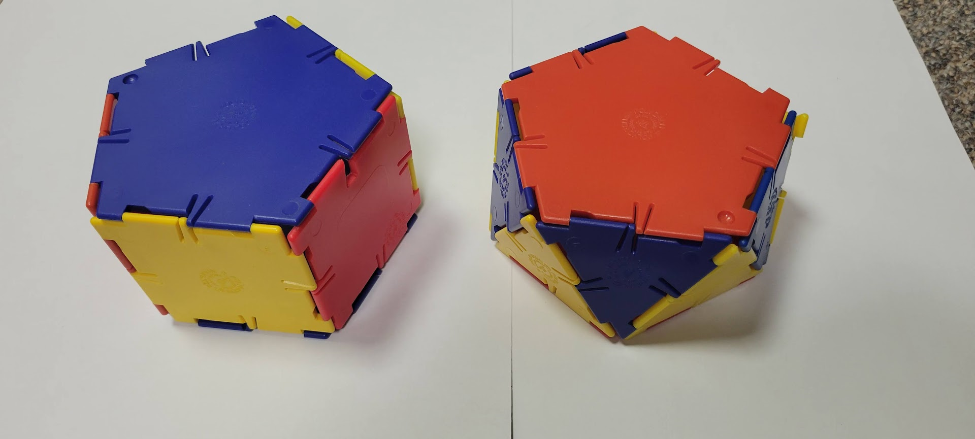 pentagonal prism and antiprism